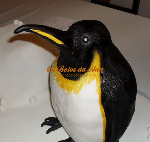 Bolo Artistico Pinguim, Bolo Decorado Pinguim, Bolo Pinguim, Décoré gâteau Penguin, Decorated Cake Penguin