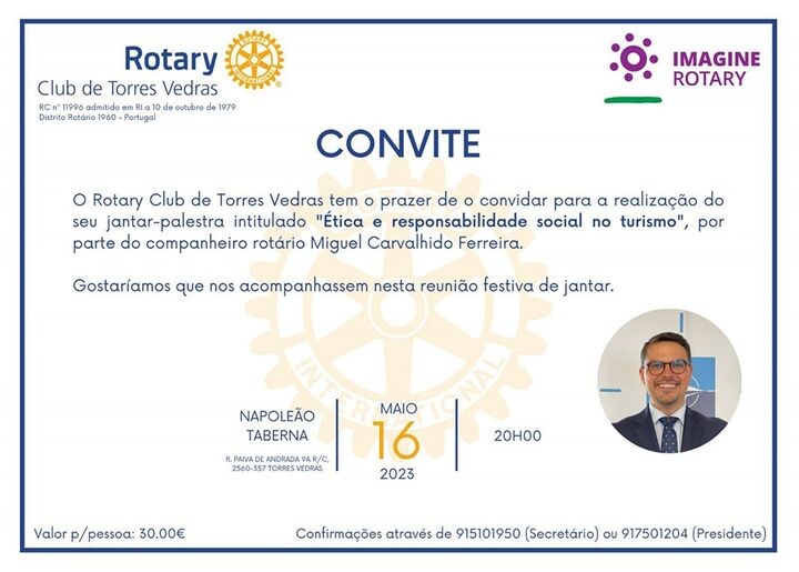 Jantar Palestra No Rotary Club De Torres Vedras Rotary Club De Torres