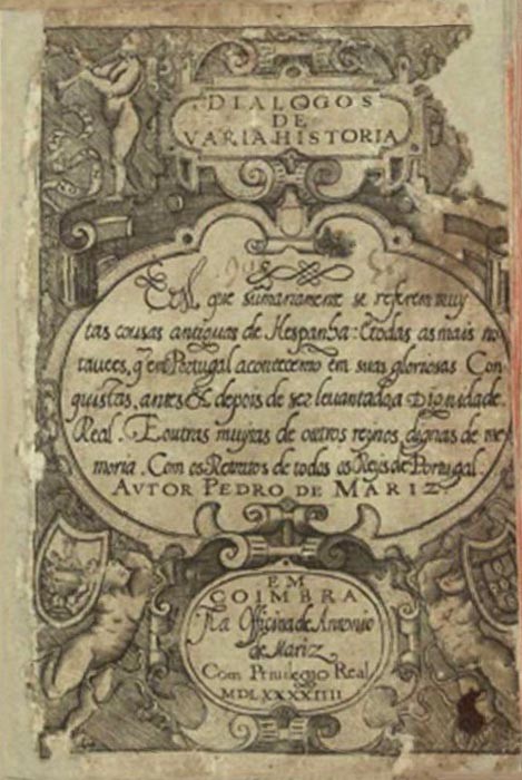 Pedro Mariz. Dialogos de varia historia.jpg