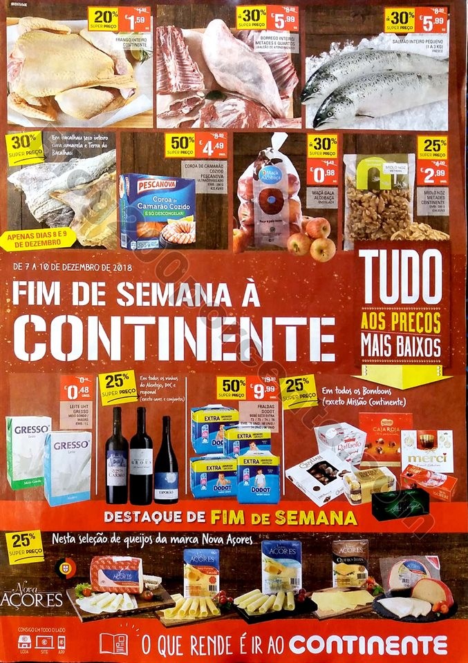 antevisao continente fim de semana 7 a 10 dezembro Antevisão Folheto Continente Fim Semana 7a10dez