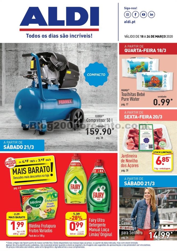 Antevisão Folheto ALDI Promoções a partir de 18
