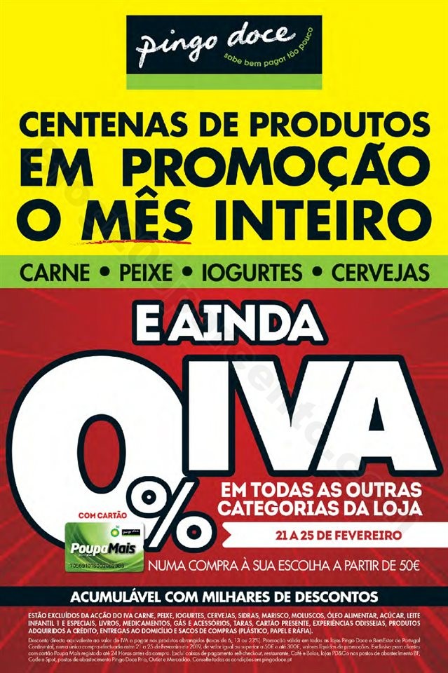 Antevisão folheto Pingo Doce Fim Semana 21a25fev