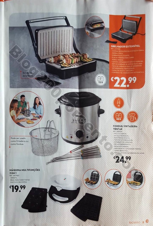 antevisão folheto promoções Continente Bazarão 3a9 jul