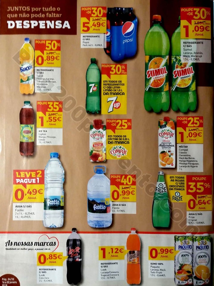 antevisão folheto Intermarché 16a22jan