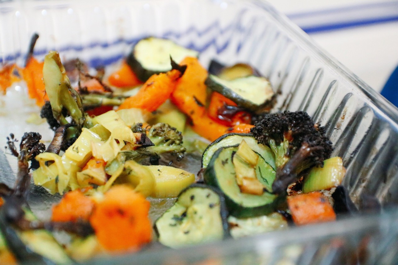 legumes assados no forno