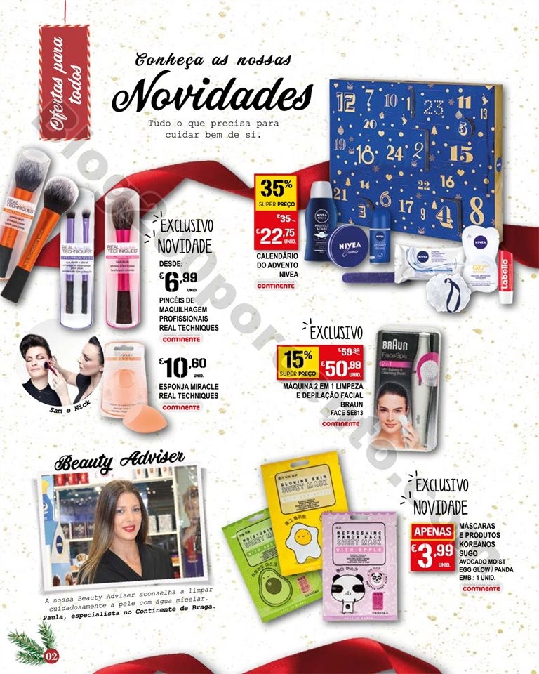 folheto promoções Continente Natal 29out-16dez
