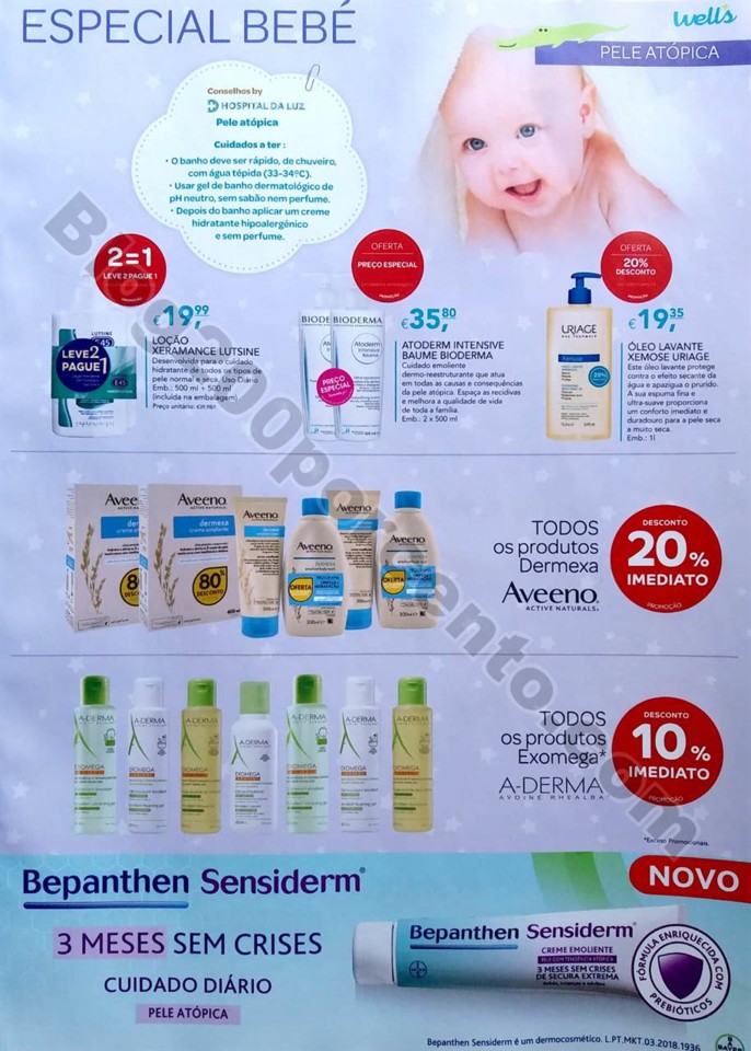 folheto Wells bebé e mamã até 16set