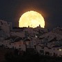 Super lua cheia, Olvera, Cádiz, Espanha