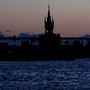 A Ilha Fiscal, na Ba&iacute;a de Guanabara, na manh&atilde; de