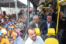 Curriola Inauguram a Transoeste, o primeiro corred