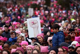 Marcha das mulheres contra Trump Washington, EUA