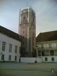 Torre 'A Cabra' Universidade de Coimbra em obras