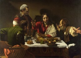 Caravaggio,Supper_at_Emmaus_National_Gallery,_Lond