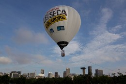 Balão da Operação Lei Seca ficará na Praia de 
