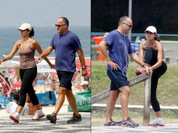 Celebridades - Patricia Poeta e o marido